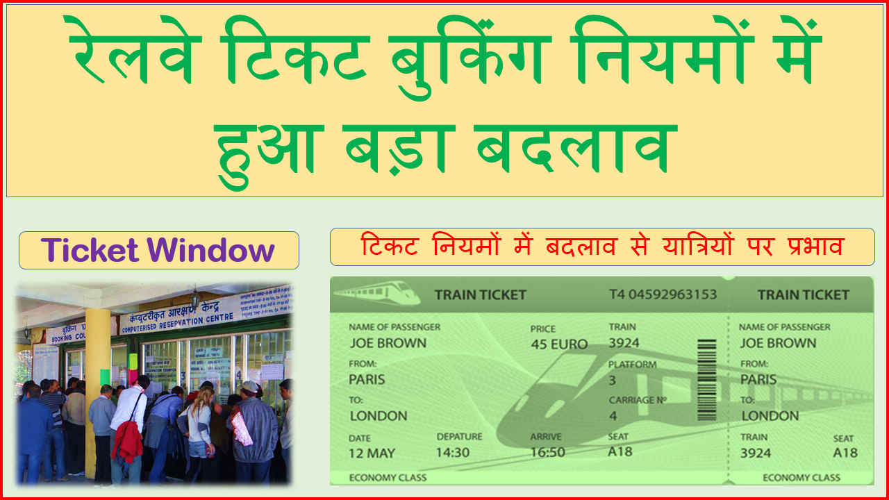 Railway Ticket Booking Rule Change 2025