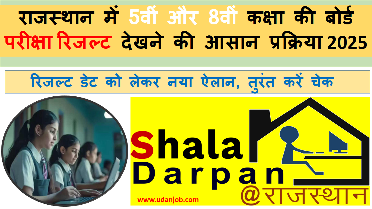 Rajasthan RBSE 5th 8th Result Update 2025