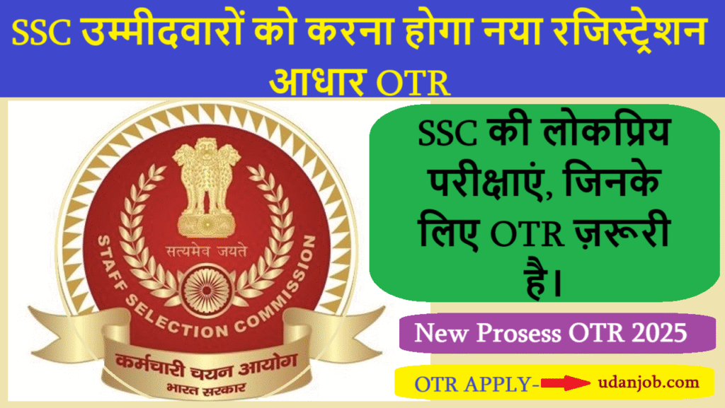 SSC One Time Registration 2025