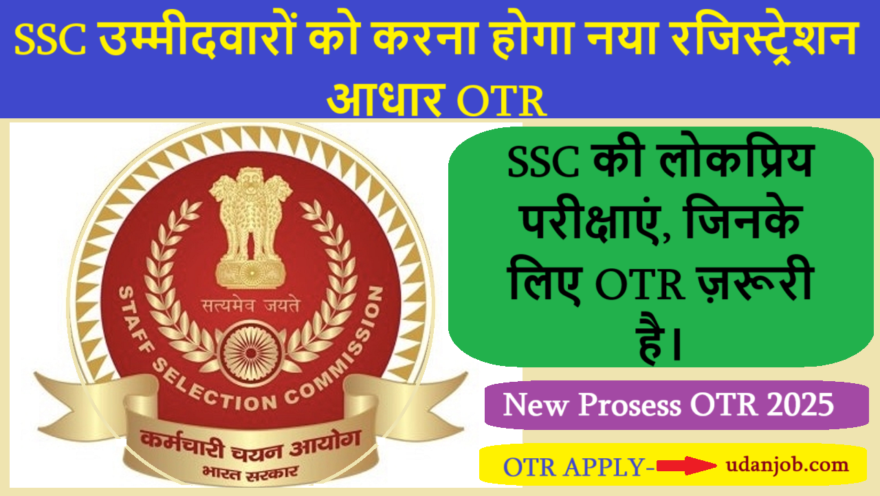 SSC One Time Registration 2025