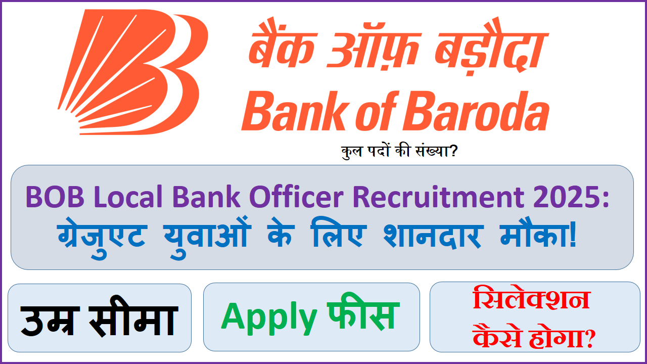 BOB Local Bank Officer Recruitment 2025