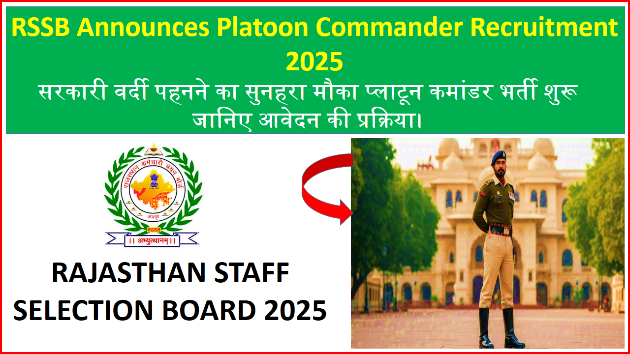 RSSB Announces Platoon Commander Recruitment 2025