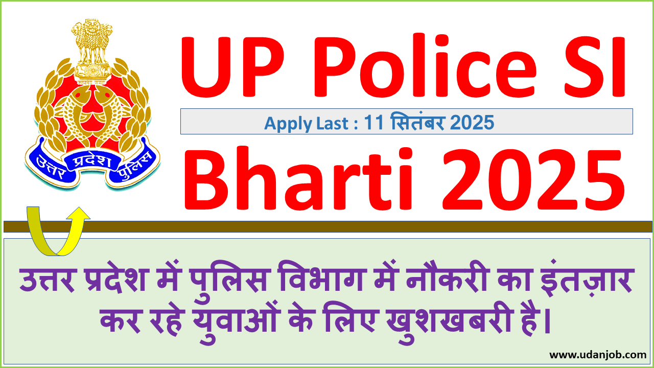 UP Police SI Bharti 2025